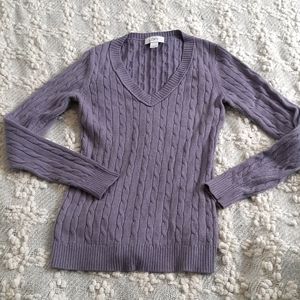 🎈3/$10 Loft sweater ribbed rabbit hair